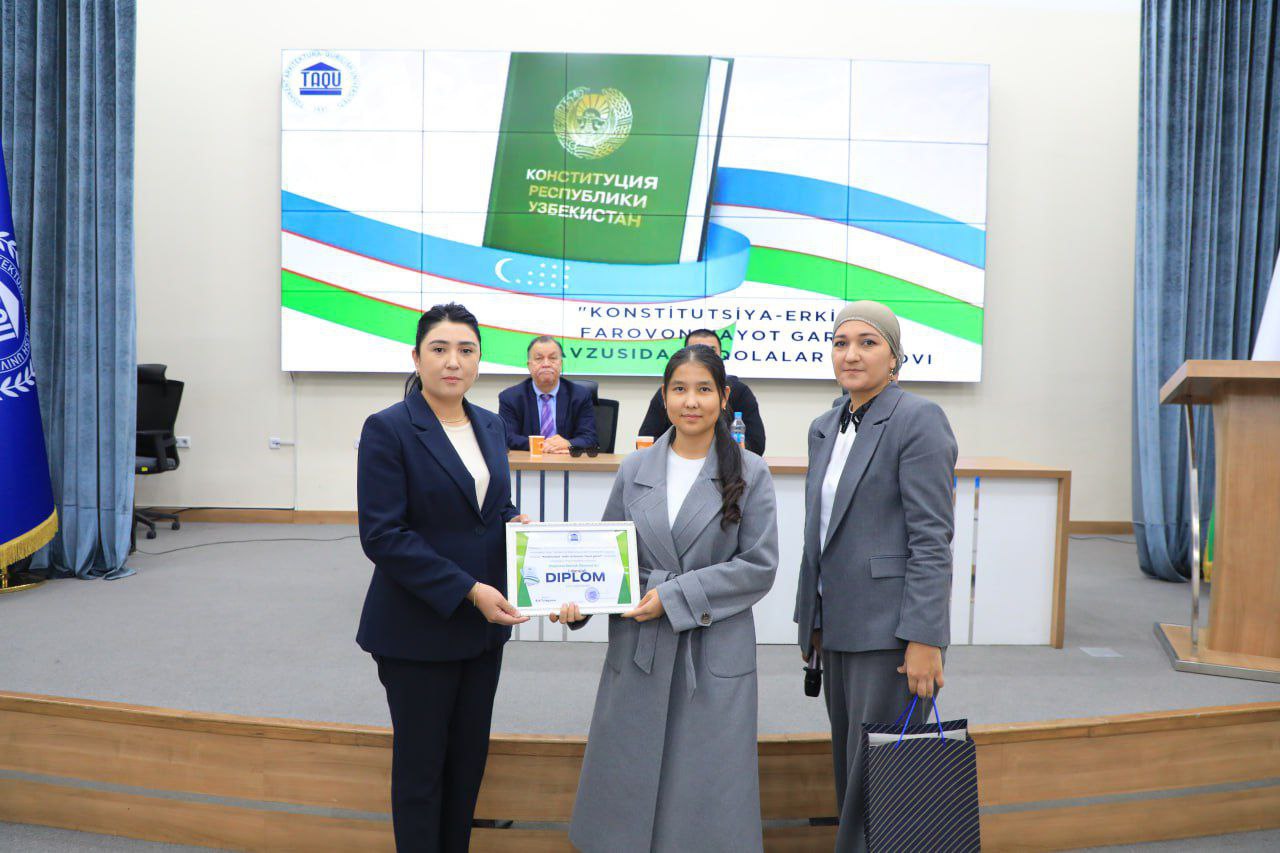 Toshkent arxitektura-qurilish universitetida “Konstitutsiya — erkin va farovon hayot garovi” mavzusidagi tadbir bo‘lib o‘tdi